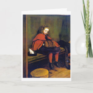 Meine zweite Predigt, John Everett Millais Karte