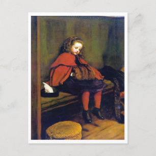 Meine zweite Predigt, John Everett Millais Postkarte