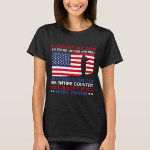 meinem Sohn beigebracht, wie er stolz auf die mili T-Shirt