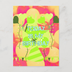 Meinen freudigen Geburtstag feiern Postkarte