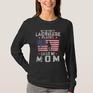 Meinen Lieblings-Lacrosse-Player nennt Mo Mama T-Shirt