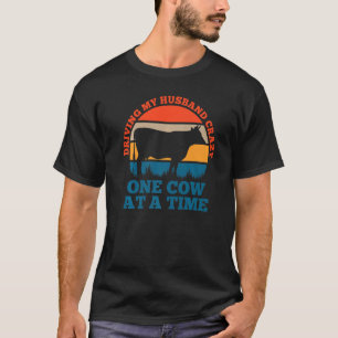 Meinen Mann einen Kalb nach dem anderen verrückt m T-Shirt