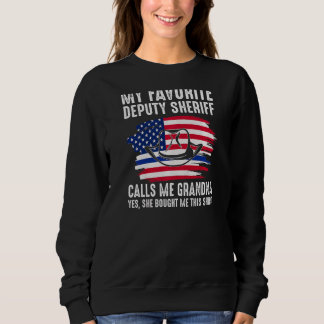 Meinen Sheriff nennt Mich Oma Stellvertreters S Sweatshirt