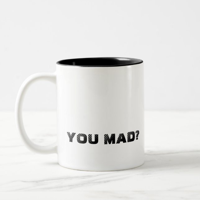 Meinen Sie? Zweifarbige Tasse (Links)