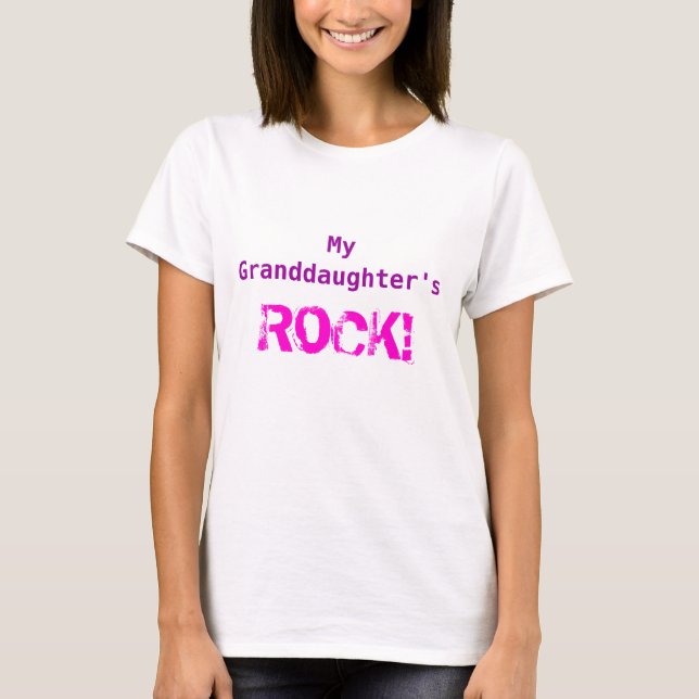Meiner Enkelin, FELSENS! T-Shirt (Vorderseite)