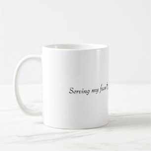 meiner Familie dienen Kaffeetasse