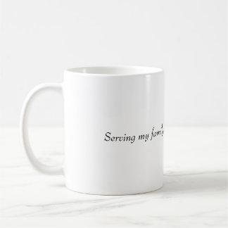 meiner Familie dienen Kaffeetasse