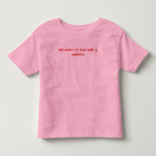 Meiner Mammas in der Liebe mit einem Vampire T - Kleinkind T-shirt