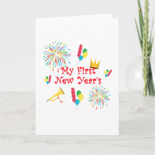 Meines ersten neuen Jahres Feiertagskarte