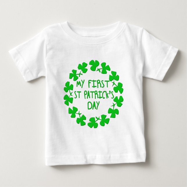 Meines ersten St Patrick Tag Baby T-shirt (Vorderseite)