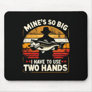 Meins ist so groß, dass ich zwei Hände benutzen mu Mousepad