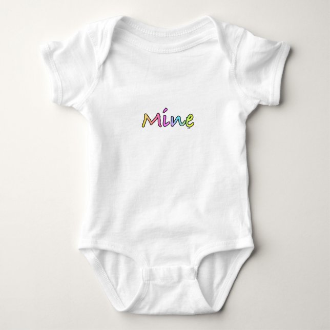 Meins Logo Baby Strampler (Vorderseite)