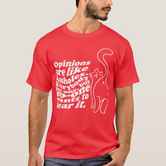Meinungen leicht zitieren Freund T-Shirt