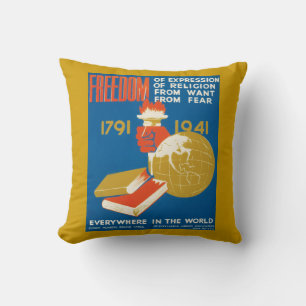 Meinungsfreiheit Kissen