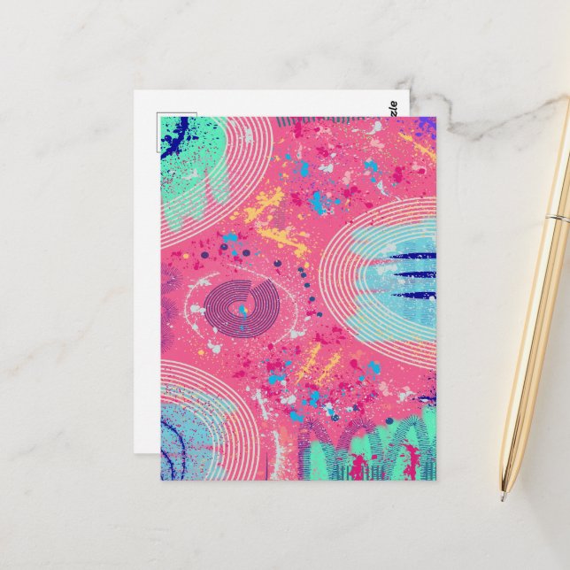 Meinungsfreiheit Postkarte (Vorderseite/Rückseite Beispiel)