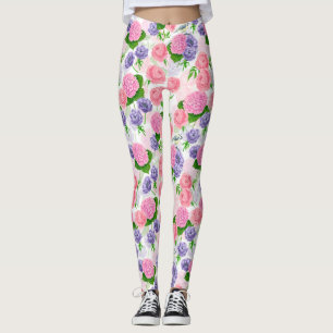 Meise und Blumen Leggings