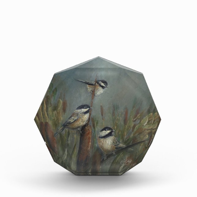 Meisenoktagon Fotoblock (Vorderseite)