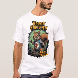 Meissling-Eichhörnchen - Trick oder Trete T-Shirt