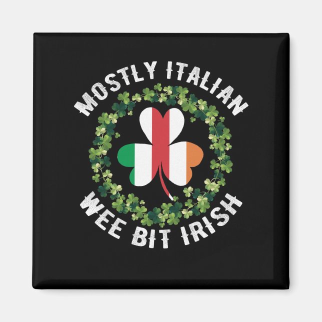 Meist italienisch und ein WBit Irish St Patrick Ta Magnet (Vorne)