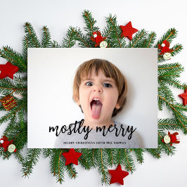 Meist Merry Funny Foto Weihnachten