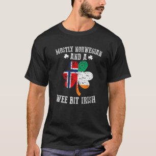Meist Norwegisch Wing Bit Irish Norwegen St Patric T-Shirt