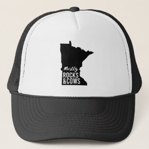 Meist Steine und Kühe Funny Minnesota Truckerkappe