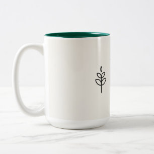 Meistens Gegossen Kein Versprechen Pflanze Liebhab Zweifarbige Tasse