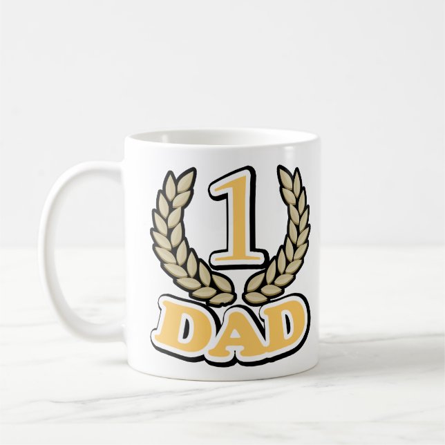 MEISTER #1 Vaterkaffee-Tassenschale Tasse (Links)