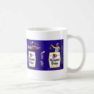 MEISTER BRAU FIESTA-SATZ-FLACHE SPITZEN-BIER-DOSE KAFFEETASSE