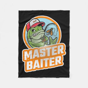 Meister Byiter Vintage B Angeln Lustiger Angler 1 Fleecedecke