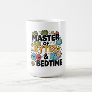 Meister der Bytes und des Schlafens Papa T-Shirt Kaffeetasse