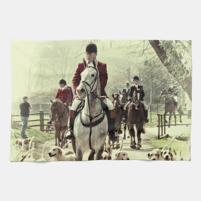 MEISTER DER JAGD TEATOWEL HANDTUCH (Horizontal)