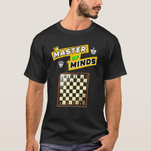 Meister Der Köpfe  Schachbrett Und Figuren Strateg T-Shirt