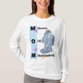 Meister der Multitasking-Mutter mit langen Schlang T-Shirt