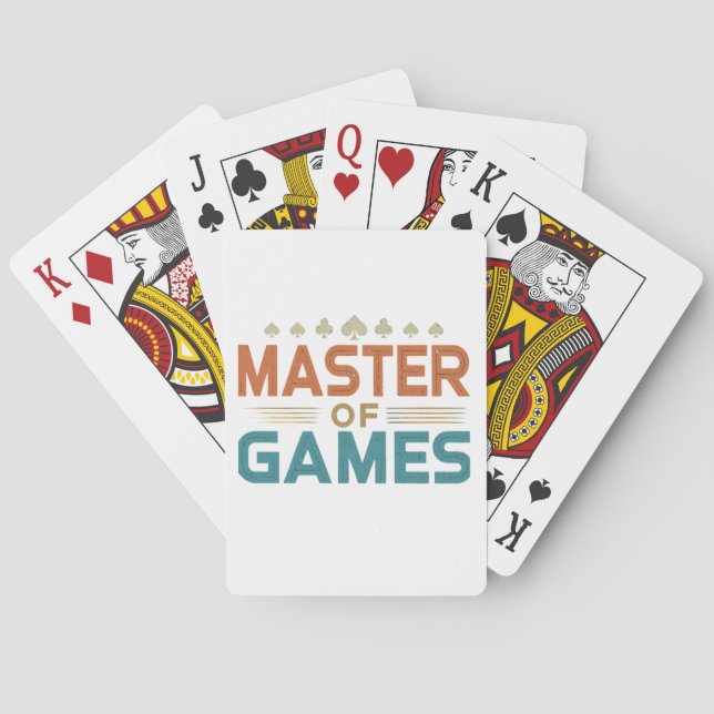 Meister der Spiele Spielkarten (Rückseite)