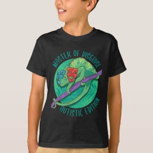 Meister der Verkleidung Maskierung Monat der Autis T-Shirt