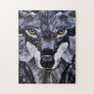 Meister der Wildnis Gemälde von Alfred Fox Puzzle