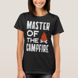 Meister des Lagerfeuer-Camping-Vaters Camping-T-Sh T-Shirt