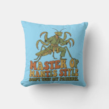 Meister des Mantis-Stil-Karate-Insekts Humorvolle