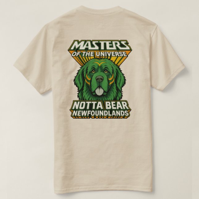 Meister des Newfiversums T-Shirt (Design Rückseite)