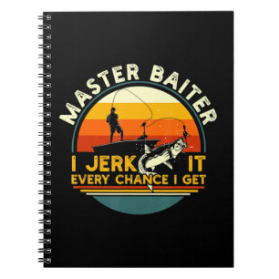 Meister, ich bin immer bereit, mir einen Fisch zu  Notizblock