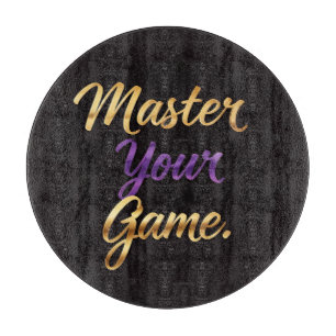 Meister Ihres Spiels Schneidebrett