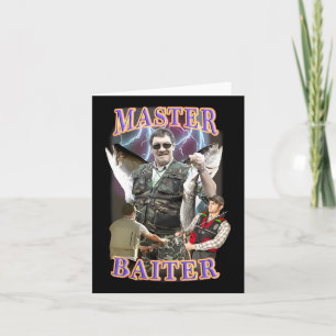 Meister Iter Vintage B Angeln Lustiger Angler Karte
