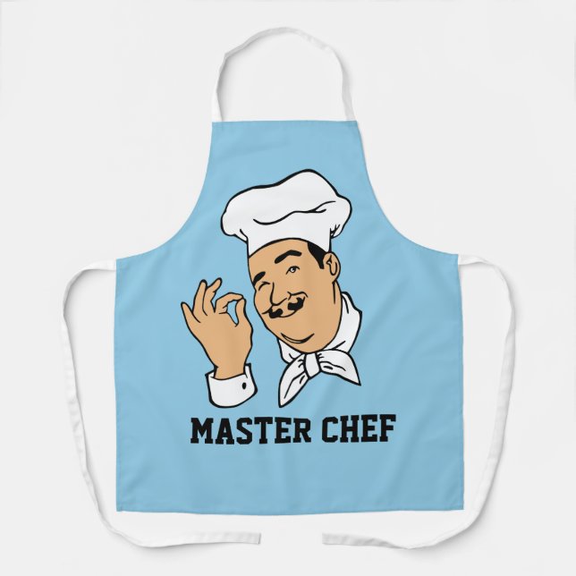 MEISTER-KOCH-VATER-MÄNNER-KÜCHENSCHÜRZE SCHÜRZE (Vorderseite)