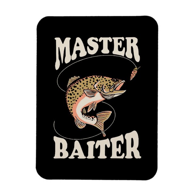 Meister-Köder-Angler Magnet (Vertikal)
