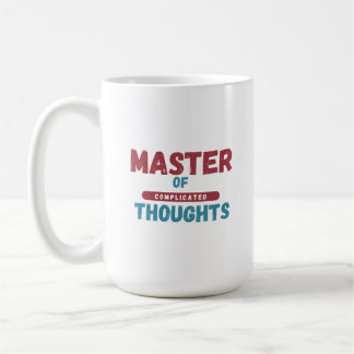 Meister komplizierter Gedanken Kaffeetasse