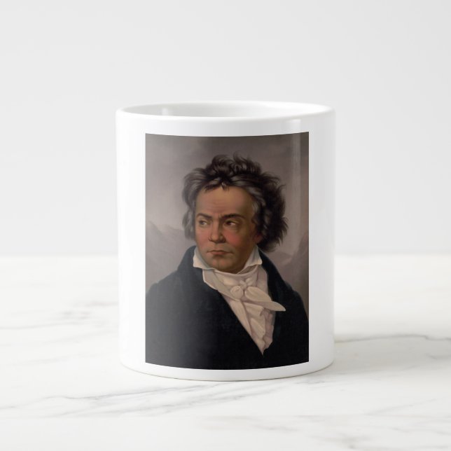 Meister Ludwig Beethoven Symphony Music Composer Jumbo-Tasse (Vorderseite)
