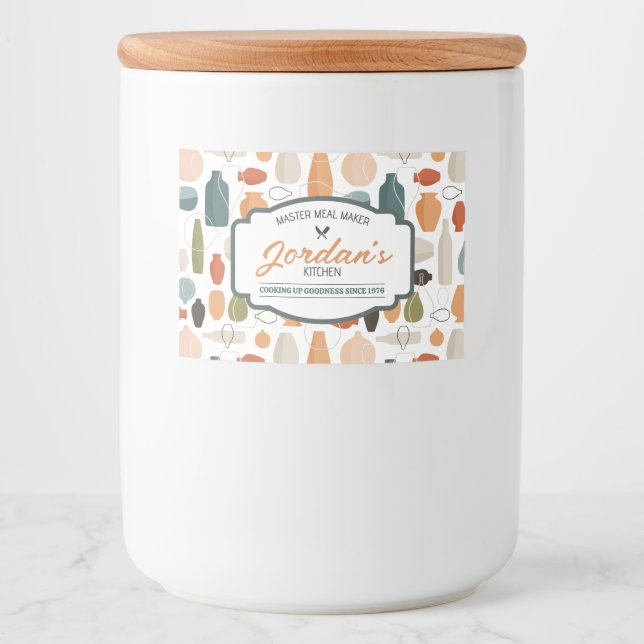 Meister-Menü-Ersteller  Lebensmitteletikett (Vorderseite)