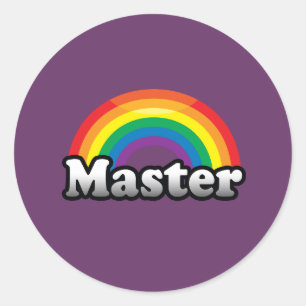 MEISTER STOLZ RUNDER AUFKLEBER