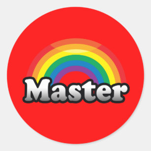 MEISTER STOLZ RUNDER AUFKLEBER